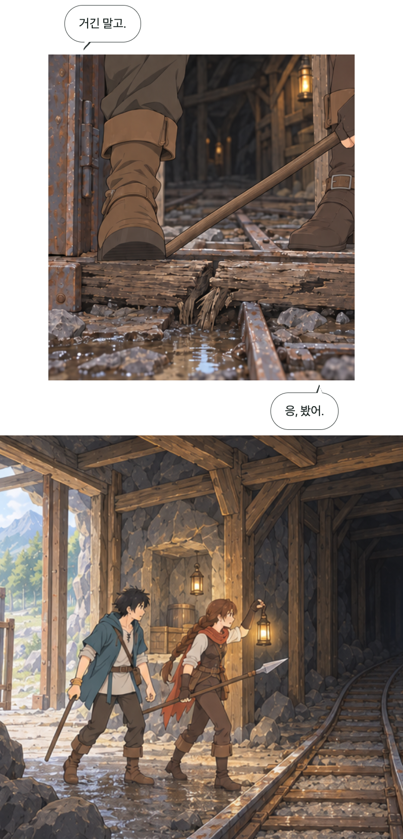 두 번째 문 1화 · 문 안에 남은 사람 4번째 장면