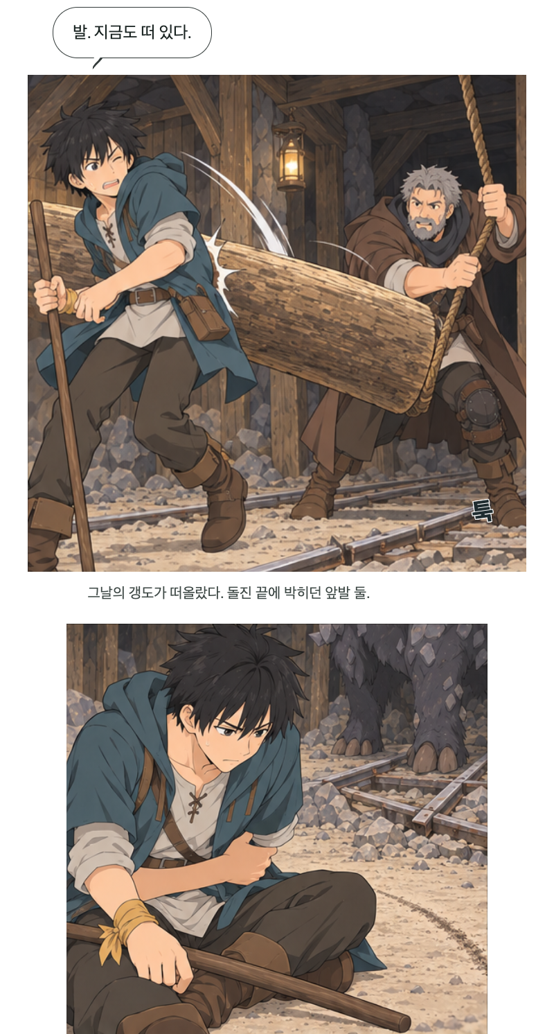 두 번째 문 3화 · 반 걸음의 방벽 7번째 장면