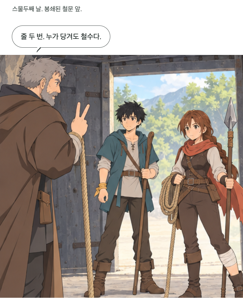 두 번째 문 4화 · 같은 문 표지