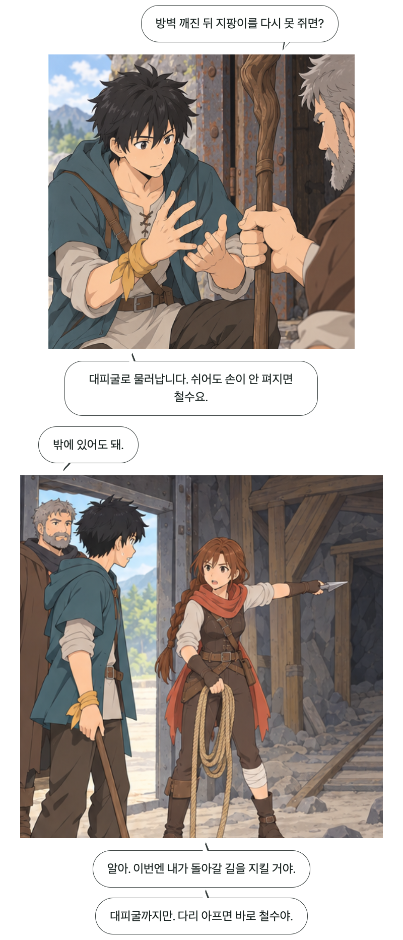 두 번째 문 4화 · 같은 문 2번째 장면