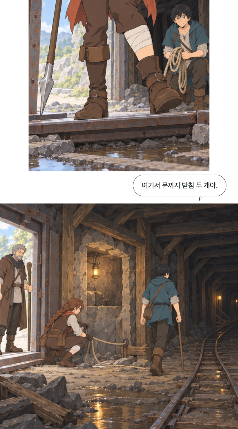 두 번째 문 4화 · 같은 문 3번째 장면