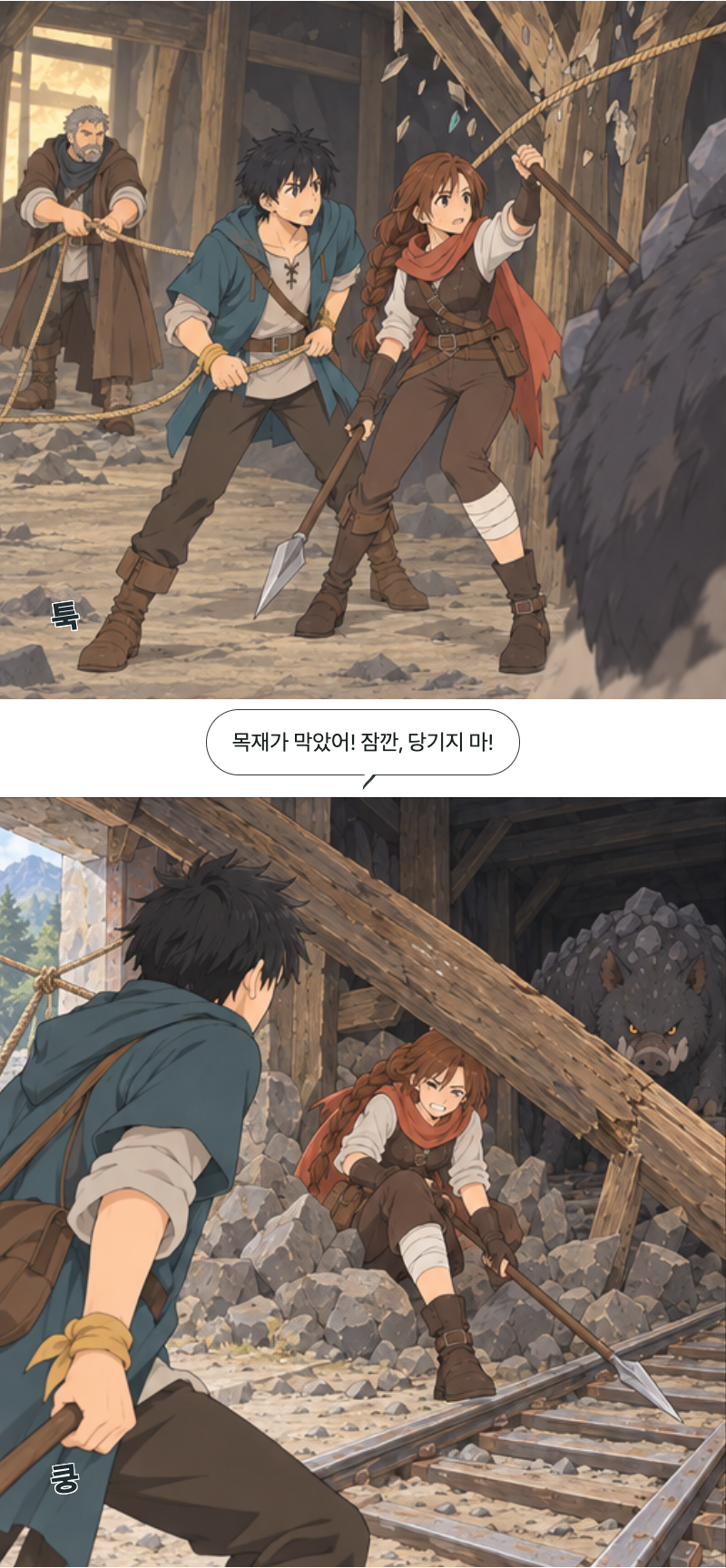 두 번째 문 4화 · 같은 문 12번째 장면