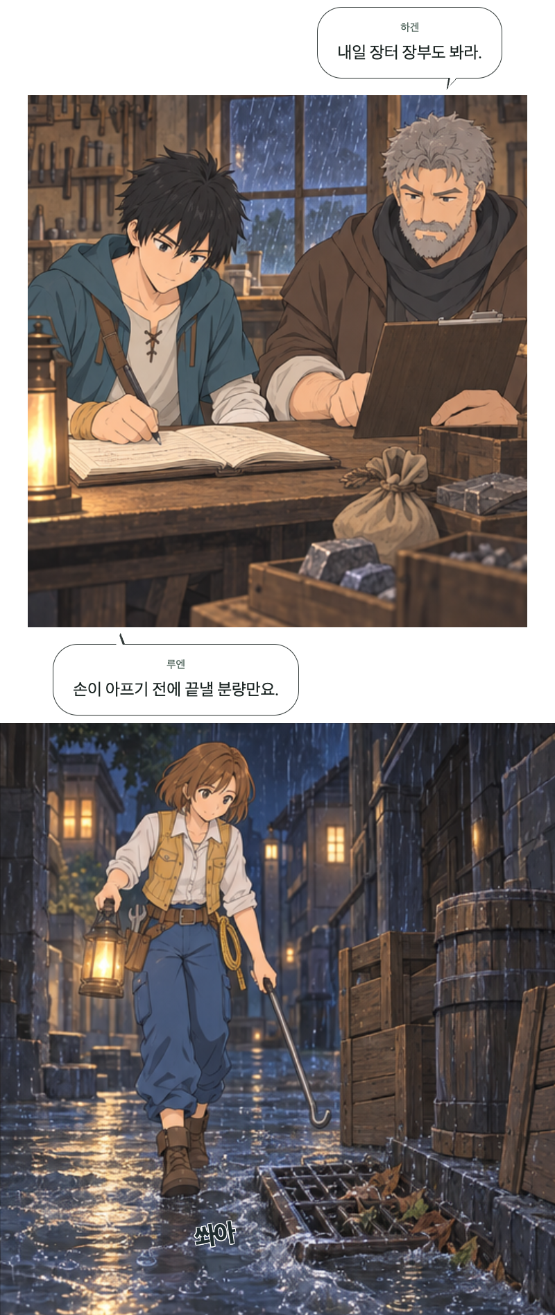 두 번째 문 7화 · 금 간 지팡이 12번째 장면