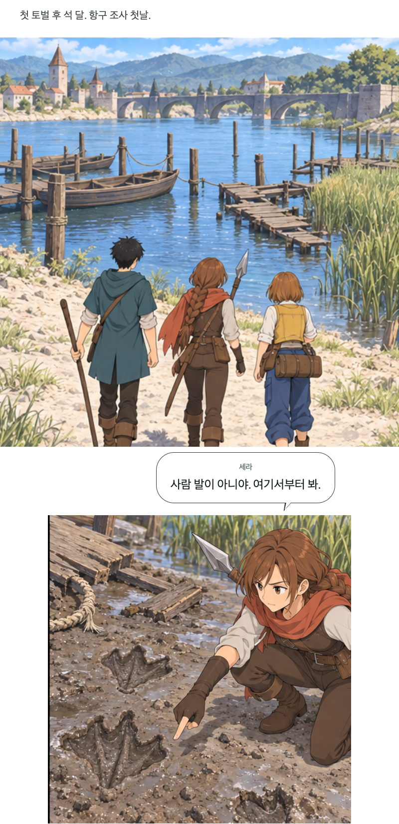 두 번째 문 10화 · 작은 첫 수당 12번째 장면