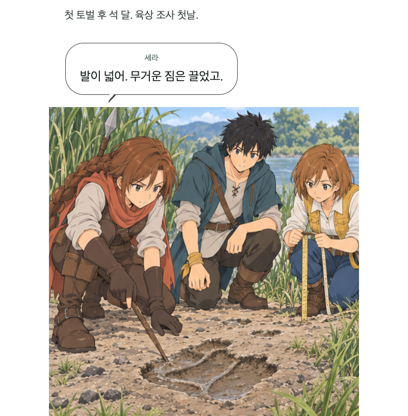 두 번째 문 11화 · 강가의 발자국 표지