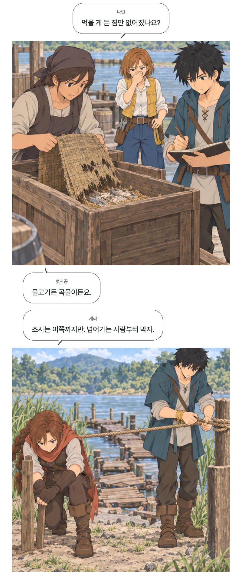 두 번째 문 11화 · 강가의 발자국 3번째 장면
