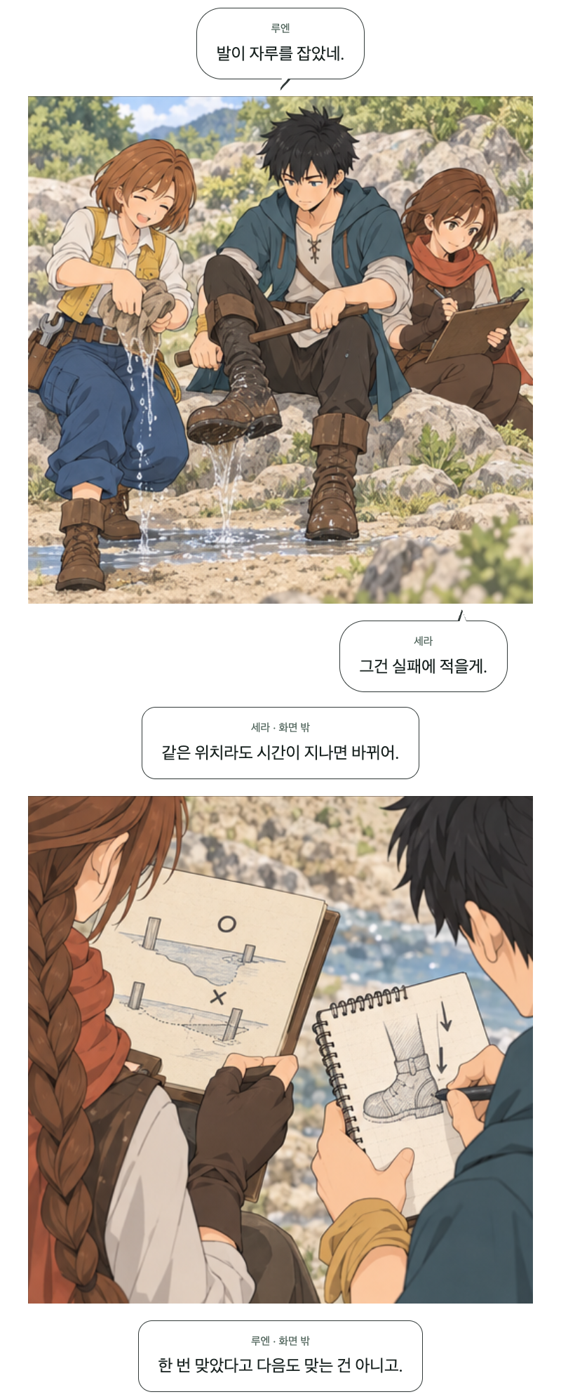 두 번째 문 13화 · 발보다 먼저 9번째 장면