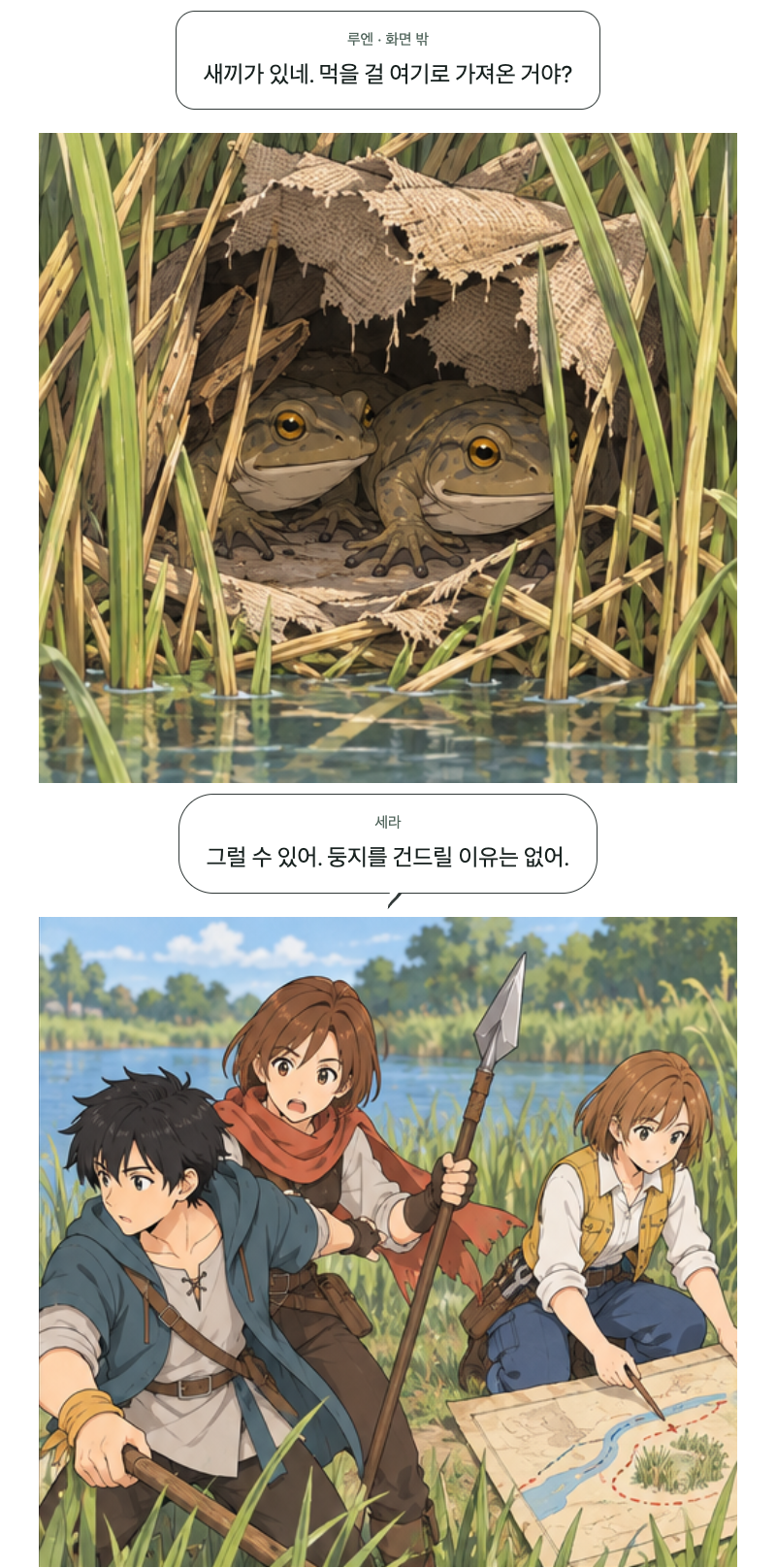 두 번째 문 14화 · 빈 배에 태우는 것 7번째 장면