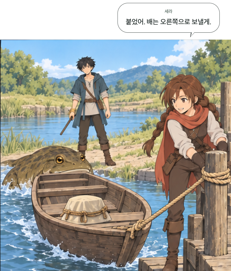 두 번째 문 15화 · 돌아가는 물길 표지