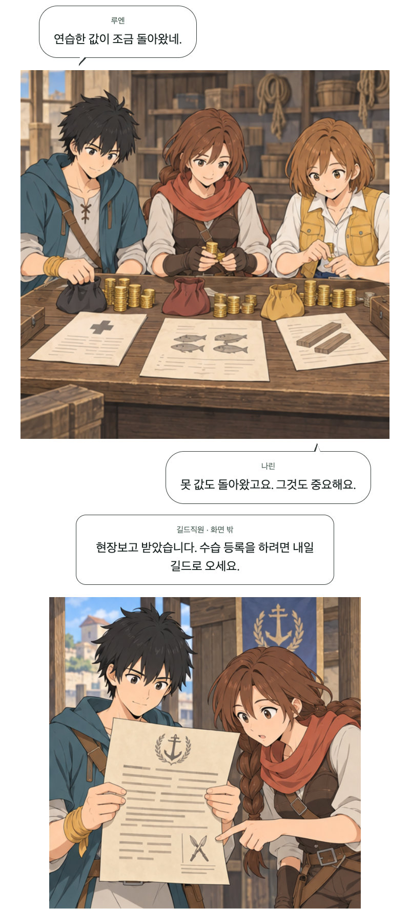 두 번째 문 15화 · 돌아가는 물길 15번째 장면