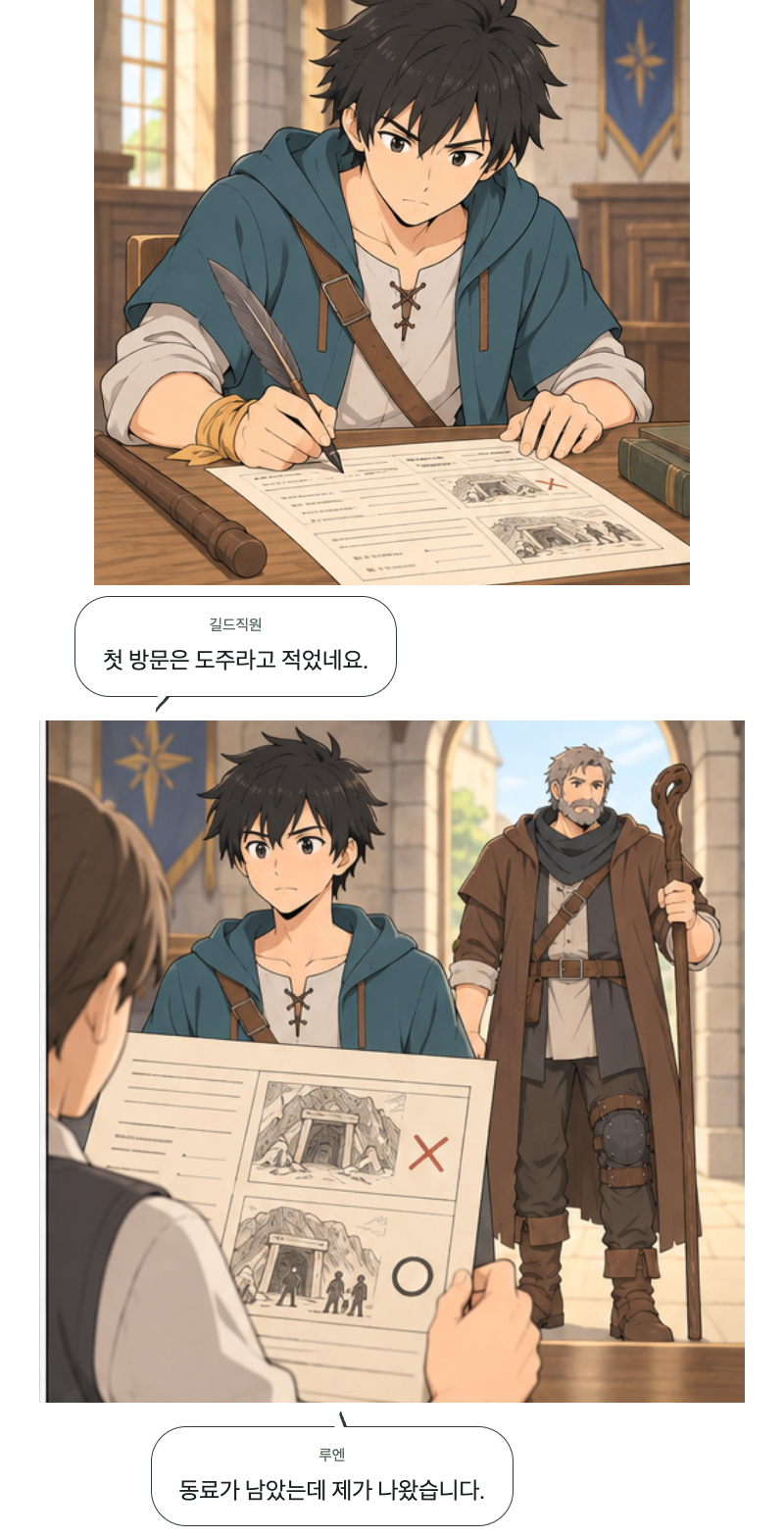 두 번째 문 16화 · 이름 대신 번호 4번째 장면