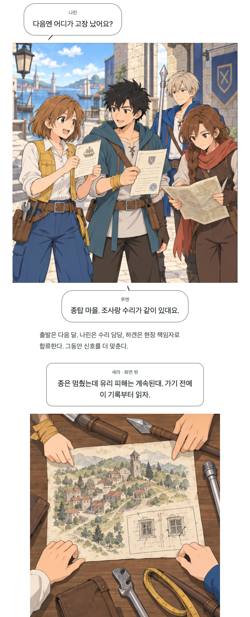 두 번째 문 20화 · 같은 점수 다른 자리 12번째 장면