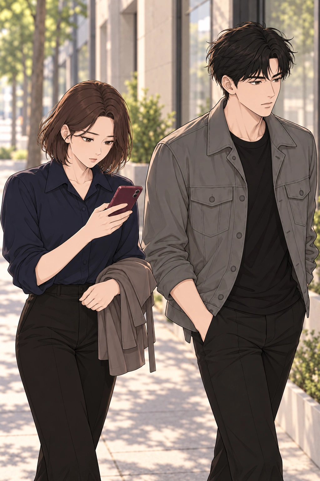 갤러리로 돌아가는 길