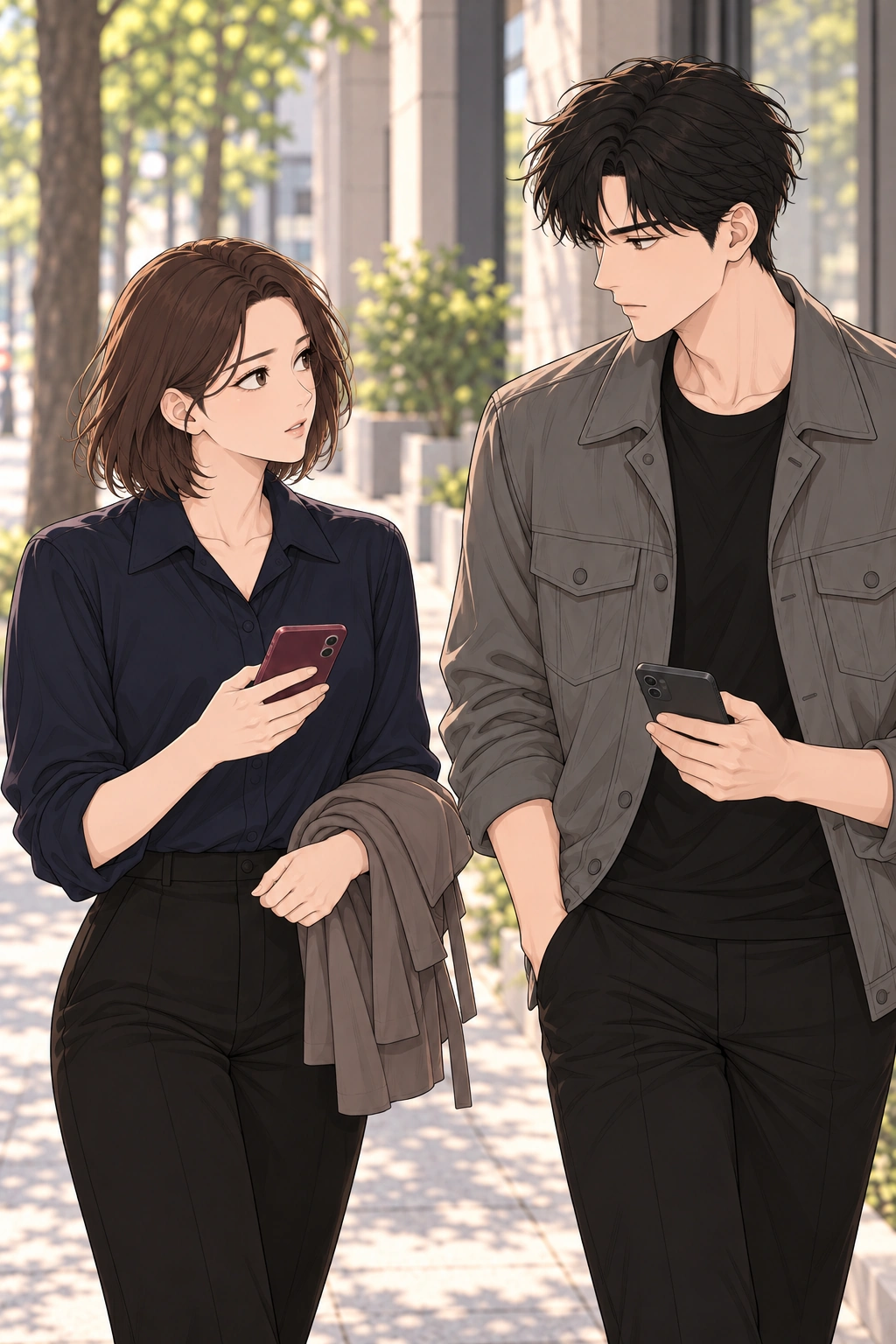 갤러리로 돌아가는 길