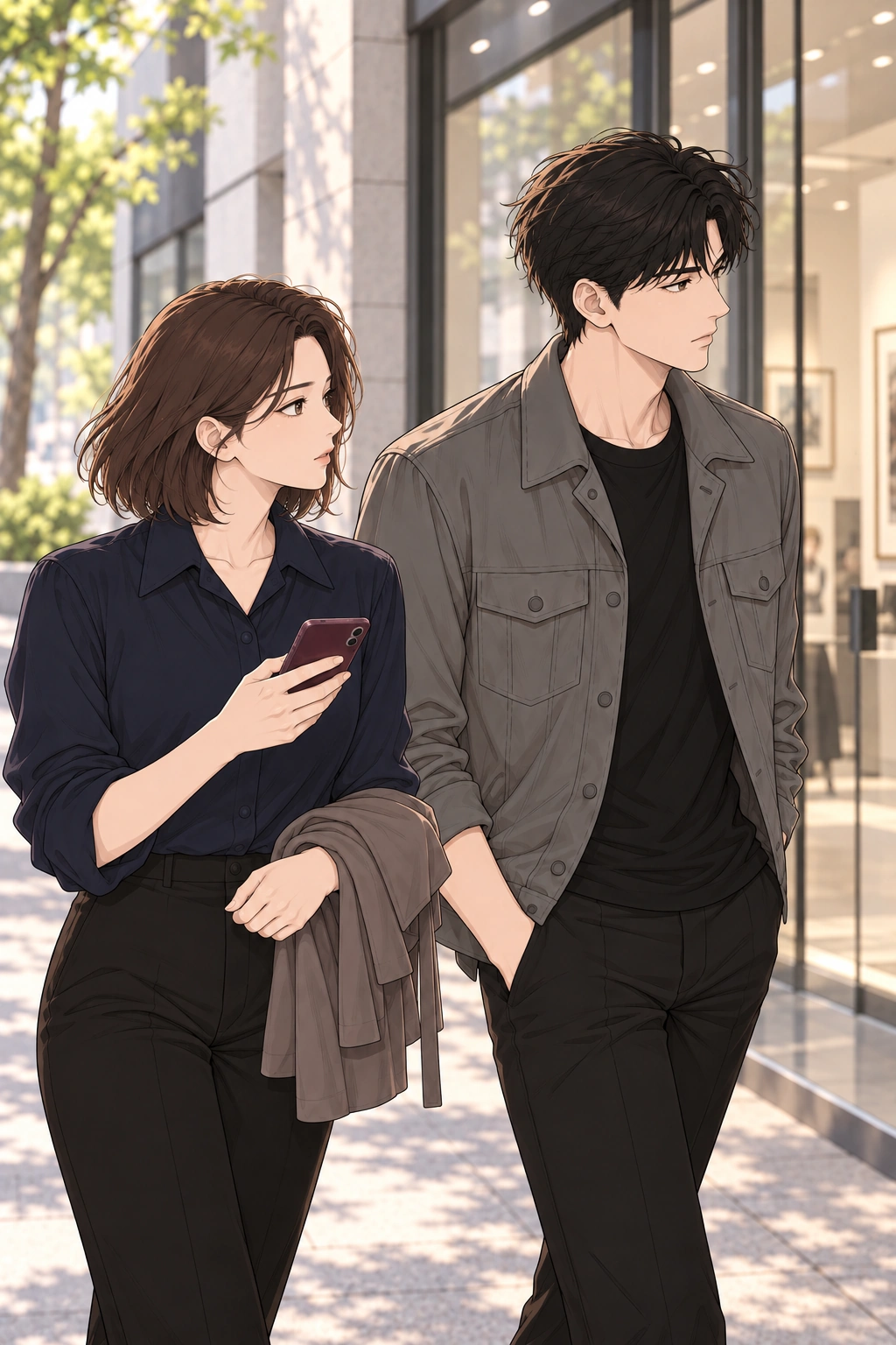 갤러리로 돌아가는 길 · 오후