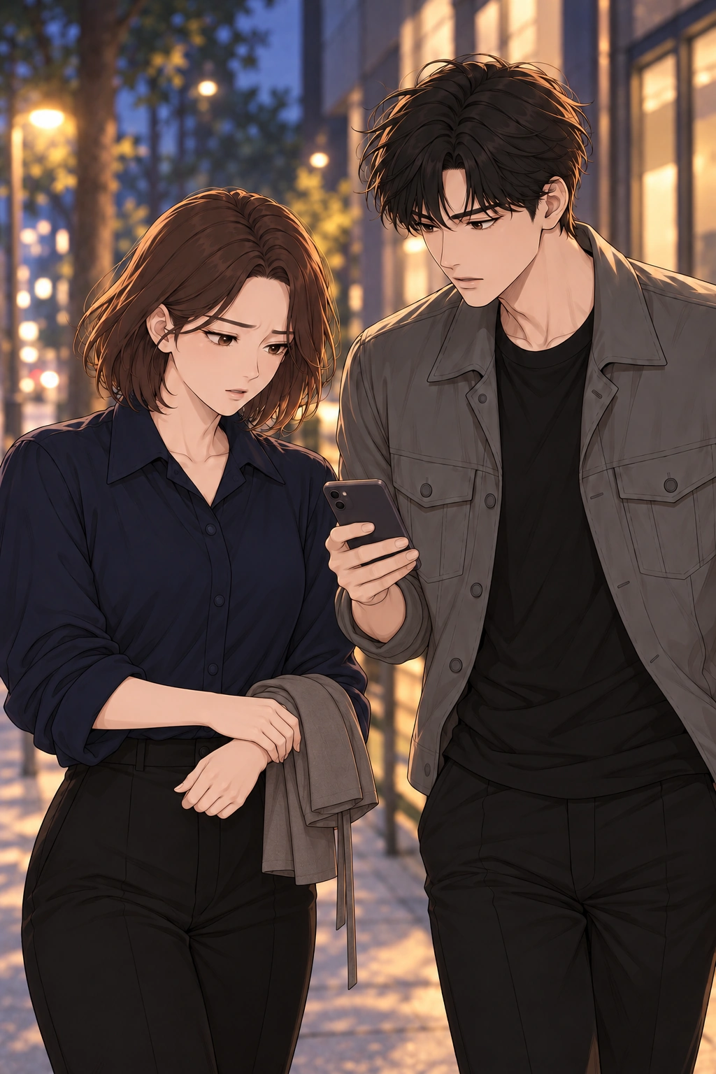 갤러리 근처 문밖 · 저녁