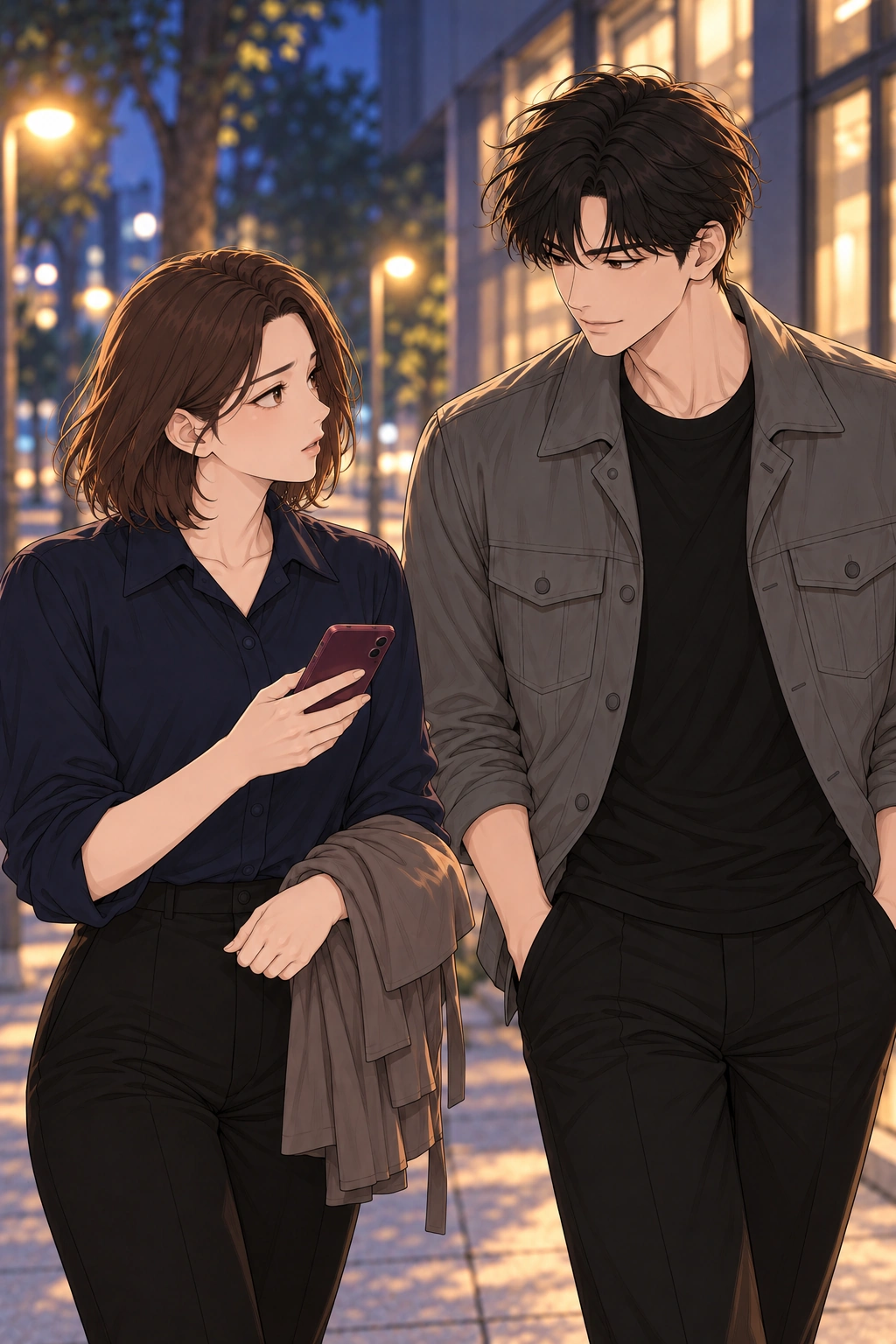 갤러리 근처 문밖 · 저녁