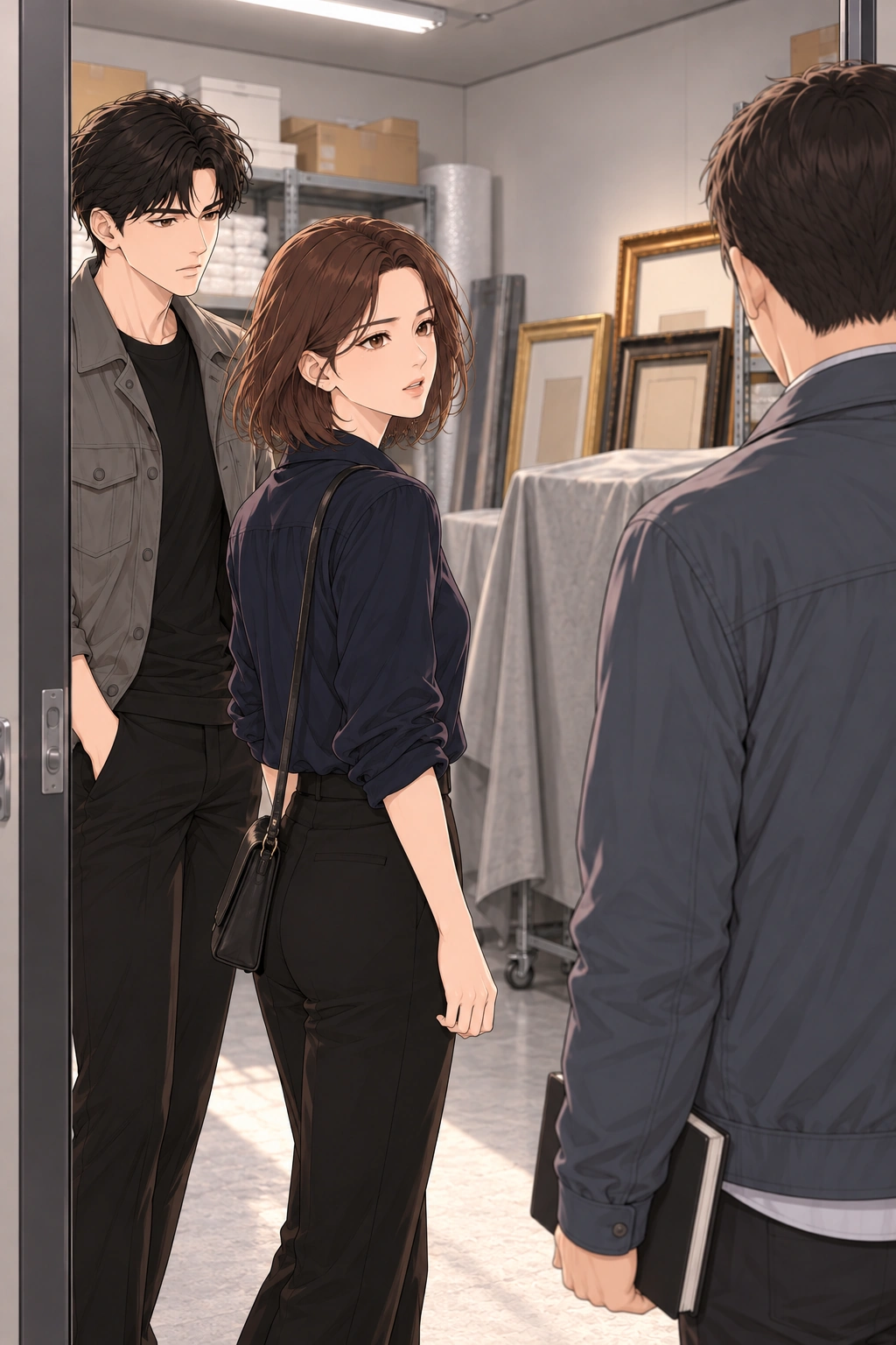 보관실 밖 문턱