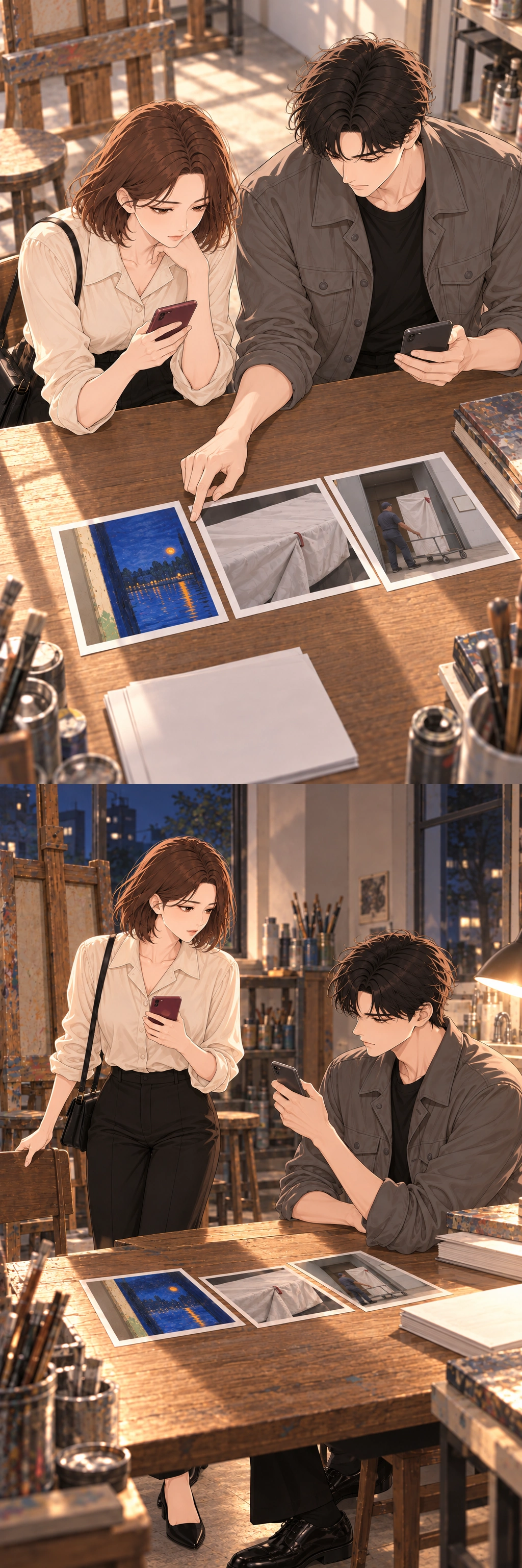 파란 창의 행방 · 파란 창의 행방 6화 · 남은 자리 · 23컷