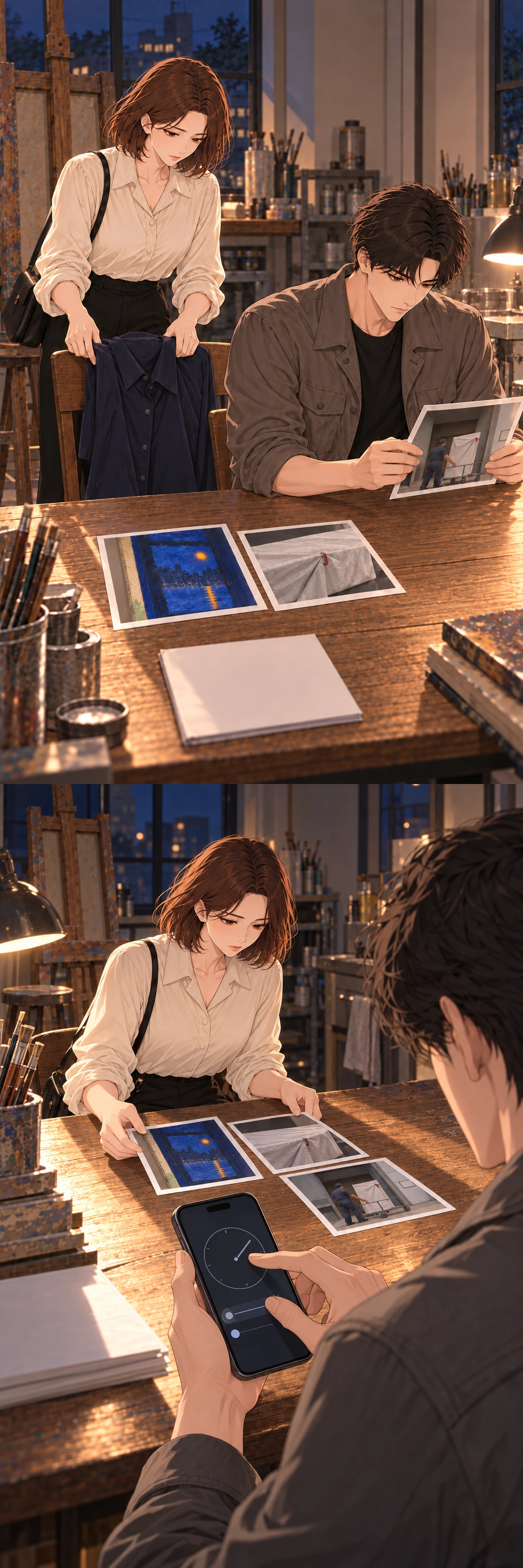 파란 창의 행방 · 파란 창의 행방 6화 · 남은 자리 · 25컷