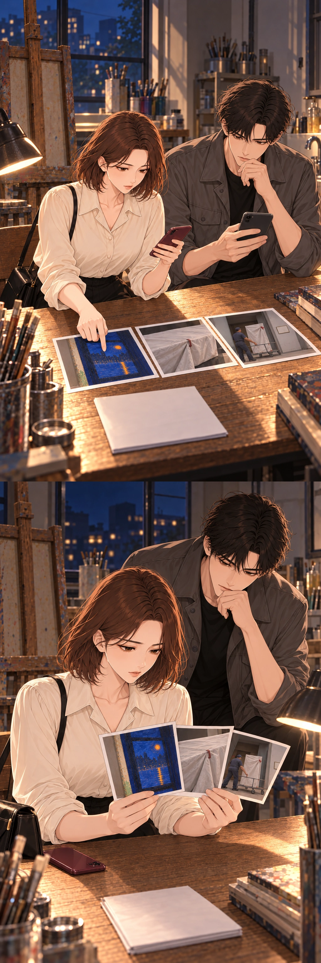 파란 창의 행방 · 파란 창의 행방 6화 · 남은 자리 · 27컷